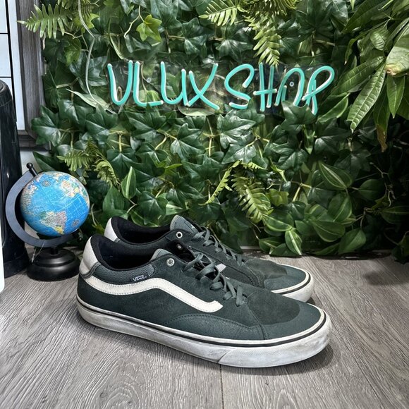 Vans Trujillo TNT Men's Size 14 Advanced Prototype Shoes Green White Skate - Picture 1 of 10